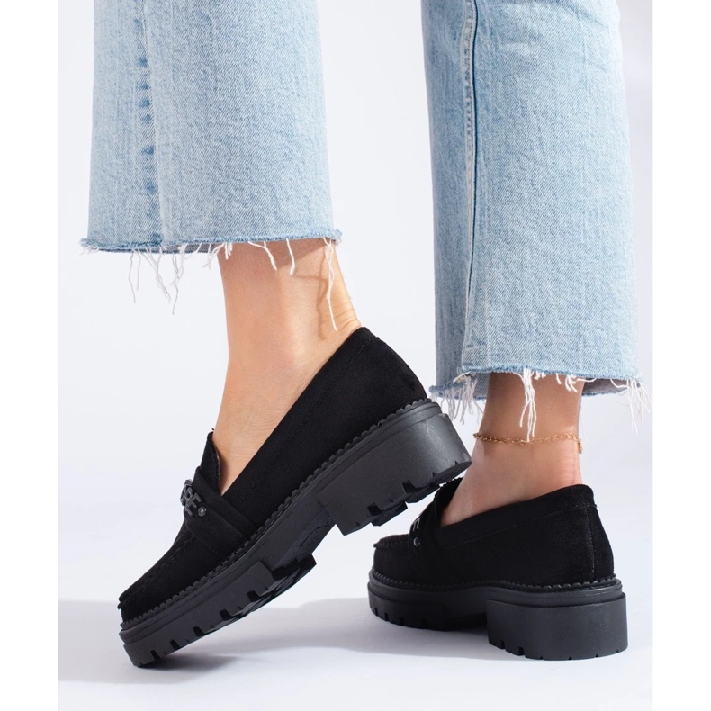 Mocasini Fashion La.Fi negru 1