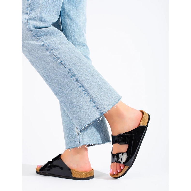 W. Potocki Papuci Potocki lacuiti negru 2