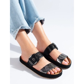 Papuci de dama Big Star negru 1