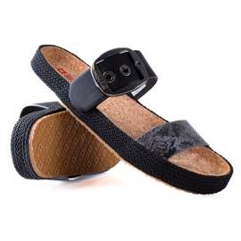 Papuci de dama Big Star negru 2