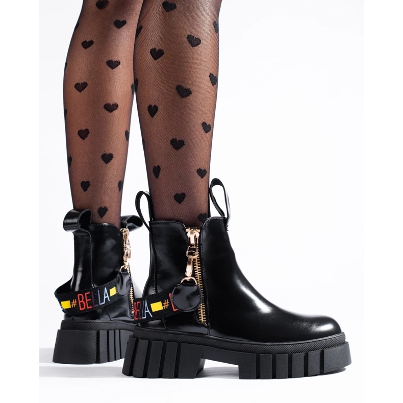 Cizme de lucru negre negru 2