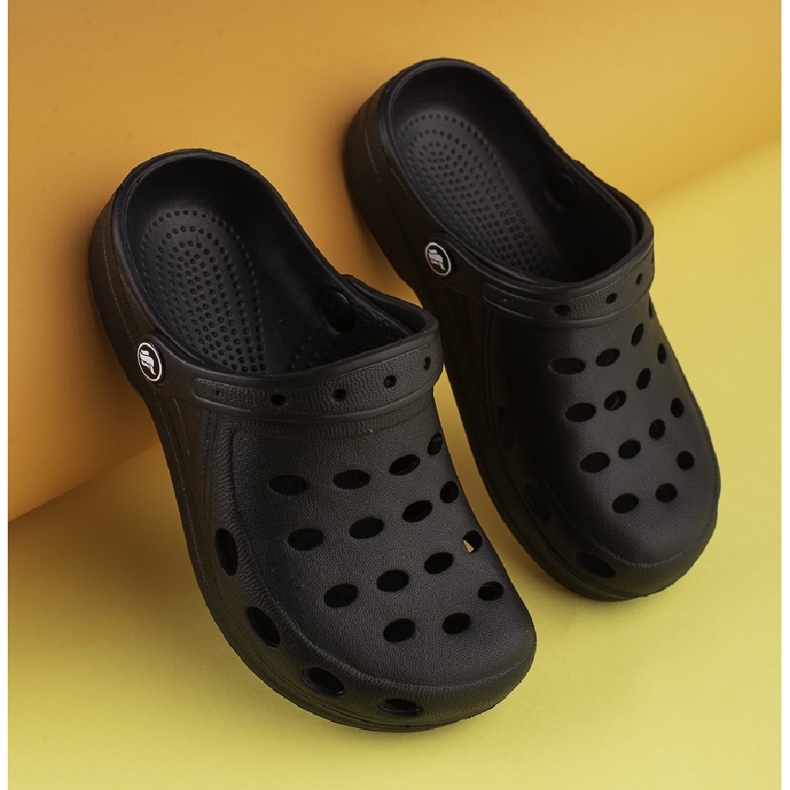 Flip-flops negri ușoare pentru băieți negru 1