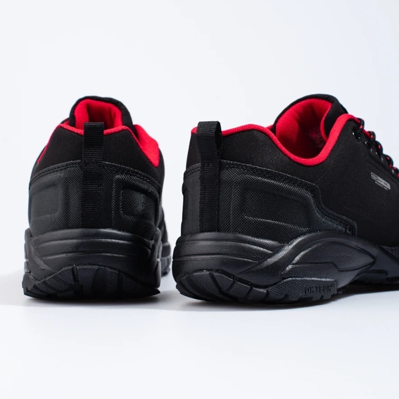 Pantofi de trekking pentru bărbați DK negru și roșu 1