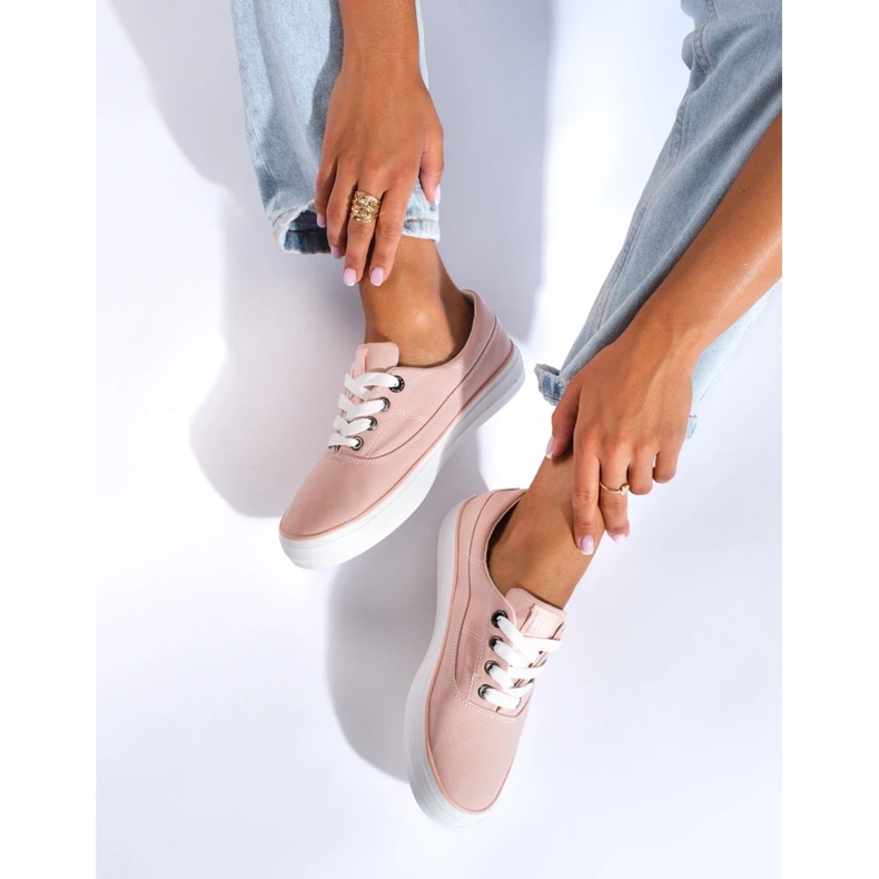 Tenisi Big Star KK274020 pentru damă roz 1