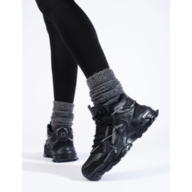 Adidași Big Star pentru damă KK274387 negru 1