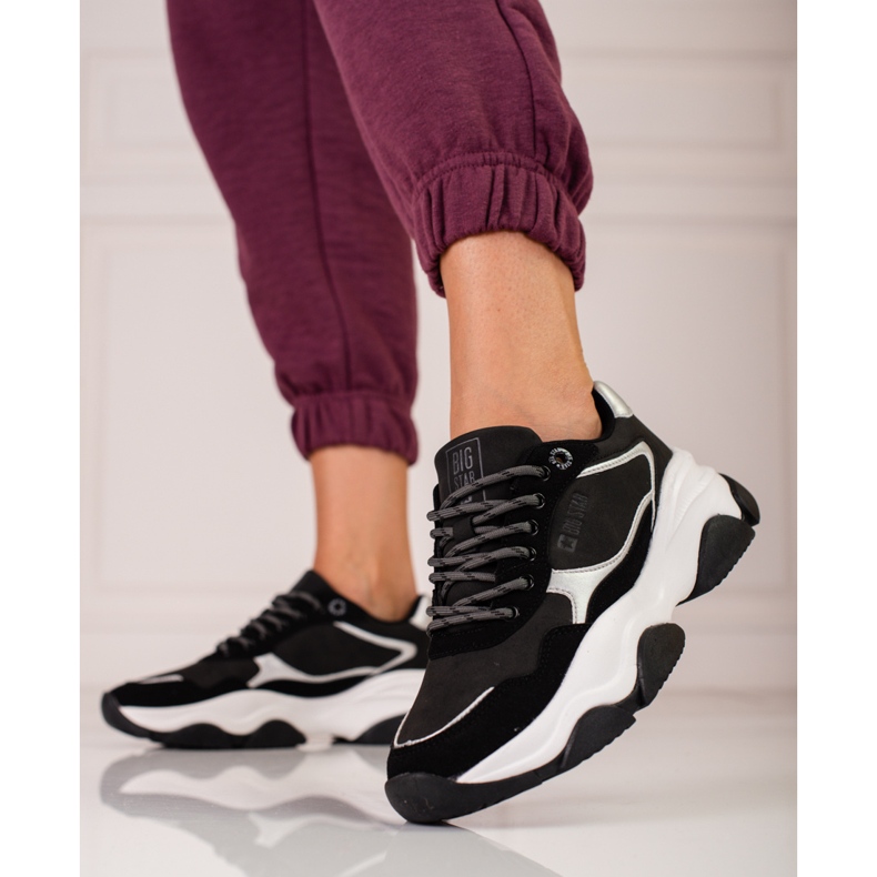 Tenisi Big Star de damă KK274383 negru 2