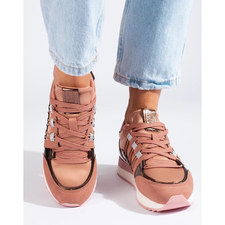 Adidași Big Star pentru damă KK274111 roz 1