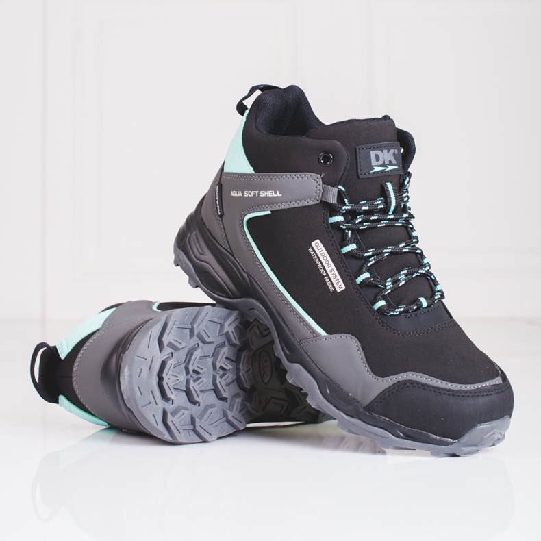 Pantofi de trekking înalți pentru bărbați DK cu protector negru 2
