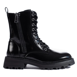 J. Star Lucratoare shelovet de dama cu fermoar decorativ negru 2