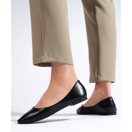 Balerini clasici de damă de culoare neagră negru 1