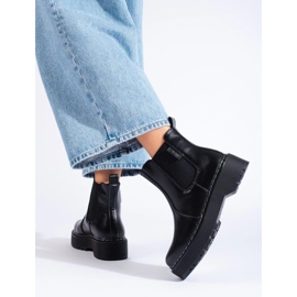 Ghete Chelsea de dama negre Big Star II274101 negru 1