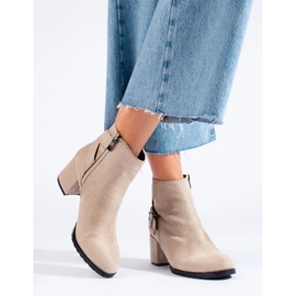 T.Sokolski Botine din piele intoarsa pe postul Sokolski bej 2