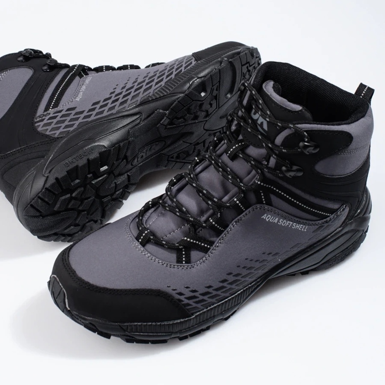 Pantofi de trekking pentru bărbați DK gri 1 Pantofi de trekking pentru bărbați DK gri 1