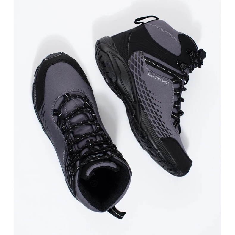 Pantofi de trekking pentru bărbați DK gri 2 Pantofi de trekking pentru bărbați DK gri 2