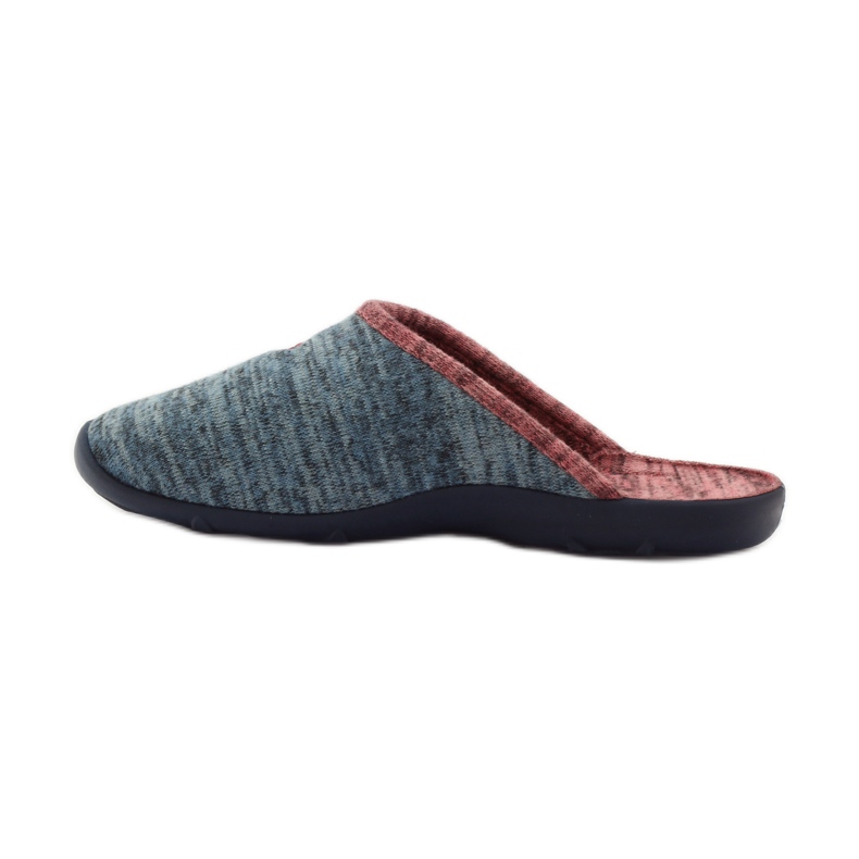 Befado pantofi dama papuci 235d151 papuci maro albastru 2