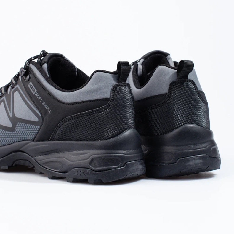 Pantofi de trekking pentru bărbați DK gri negru 1
