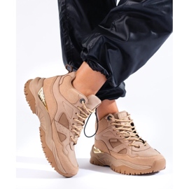 Tenisi Big Star de damă KK274355 bej 1