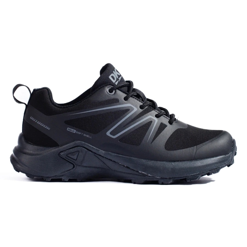 Pantofi trekking damă DK Softshell negri negru 2