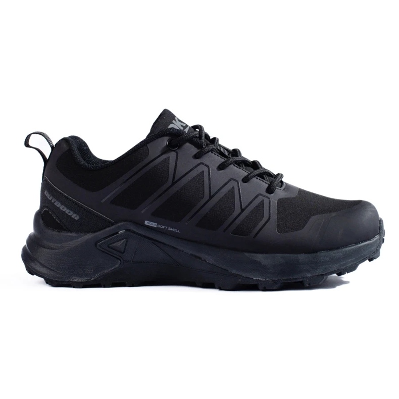 Pantofi de trekking negri pentru femei DK Softshell negru 1