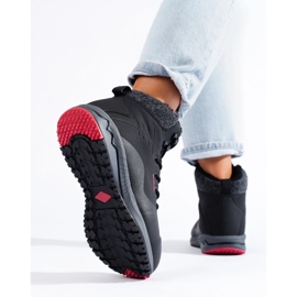 DK Cizme de trekking inalte de dama cu izolatie negru 1