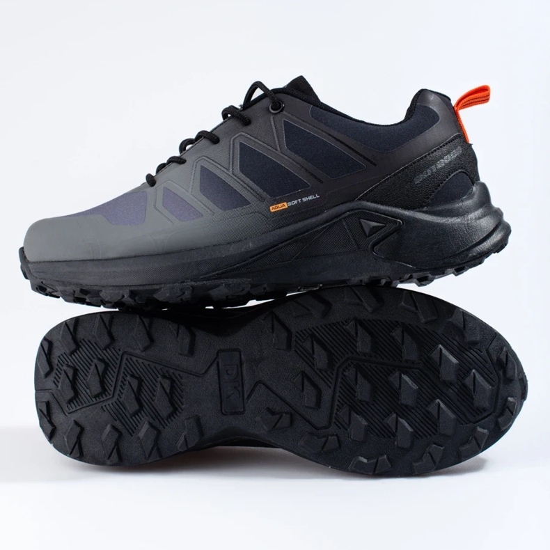 Pantofi de trekking pentru bărbați DK Softshell gri 1