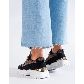 Adidasi negri de dama cu model negru 1