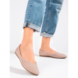 Balerini textile dama Vinceza bej 2