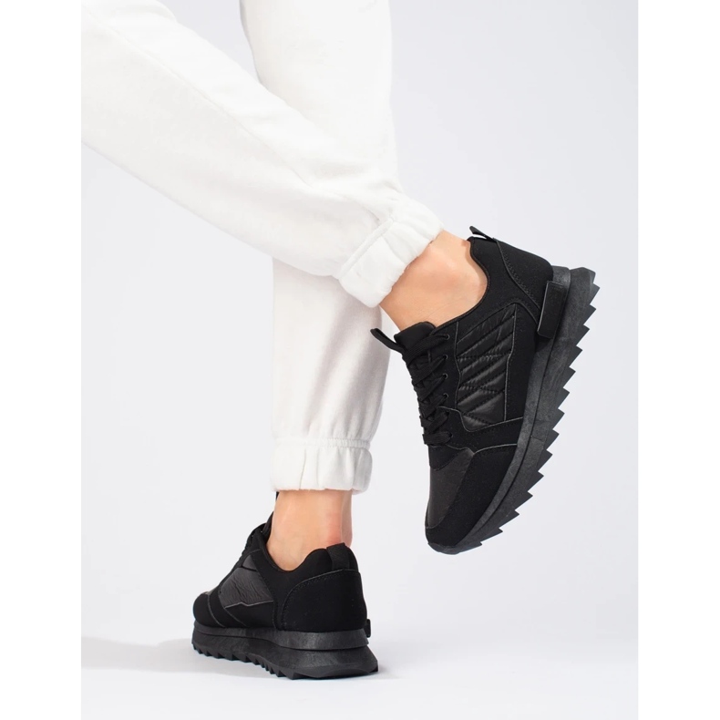 W. Potocki Pantofi sport dama adidasi Potocki negri negru 1