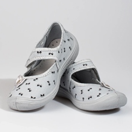 Pantofi gri Viggami pentru fete 1