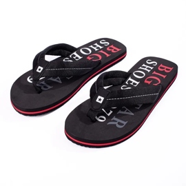 Papuci negri pentru bărbați Big Star LL174614 negru 1