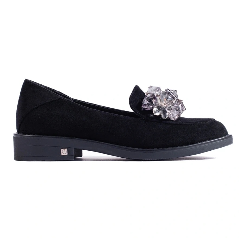 W. Potocki Mocasini de dama din piele intoarsa neagra de la Potocki negru 2