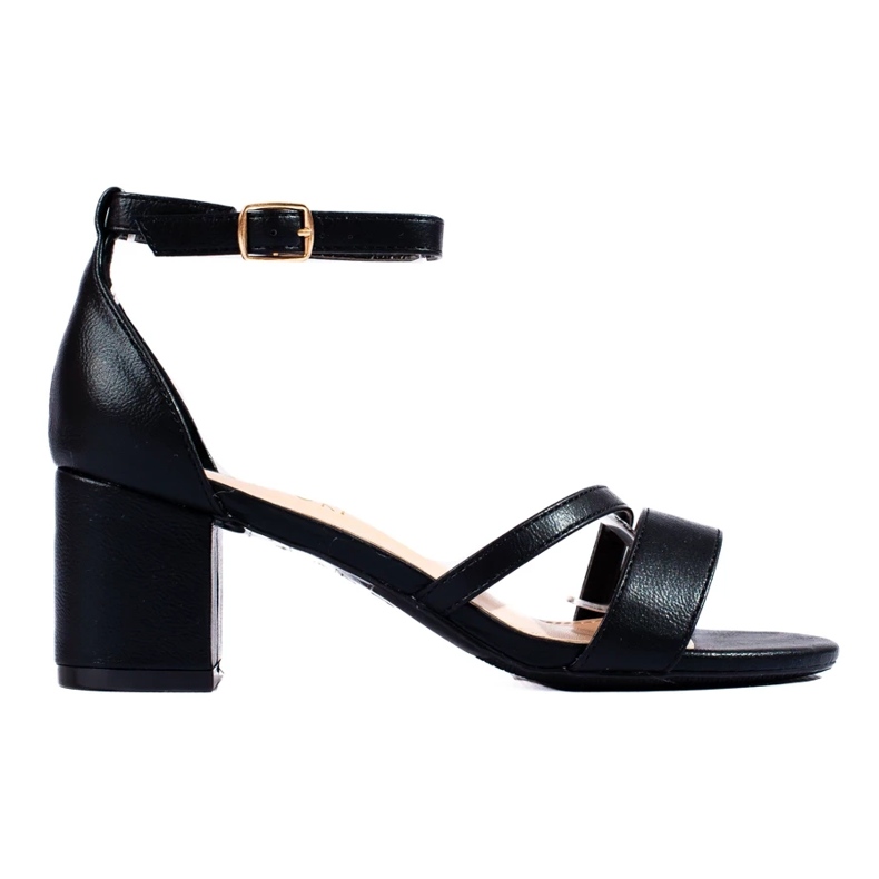 W. Potocki Sandale de damă pe post Potocki negre negru 2
