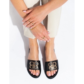 Papuci Shelovet negri clasici de dama negru 2