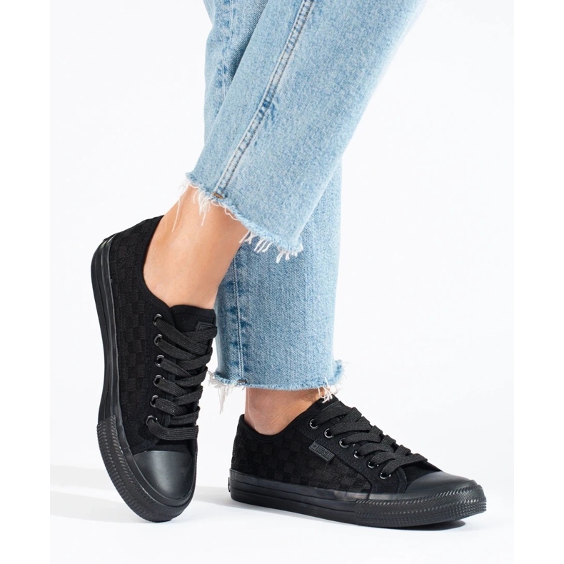 Adidasi negri de damă Big Star LL274072 negru 1