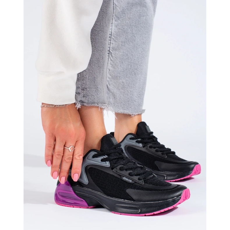 Pantofi sport negri de damă Big Star LL274335 negru 2