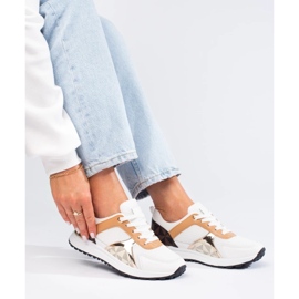 Pantofi sport dama Shelovet alb multicolor 1