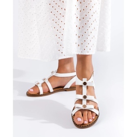 Sandale albe dama Shelovet 1