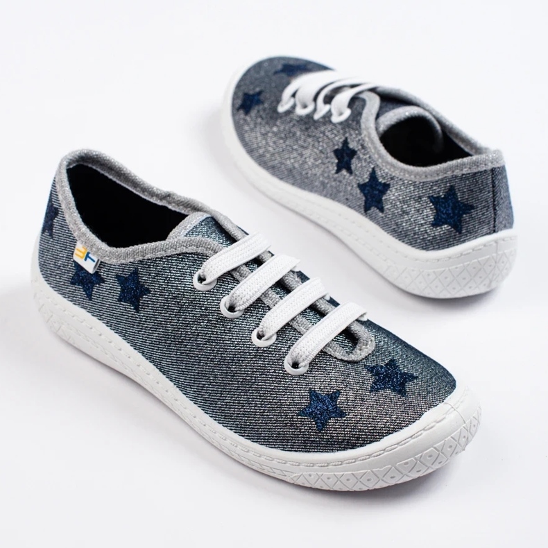 SHELOVET Tenisi slip-on pentru copii 3F gri 2