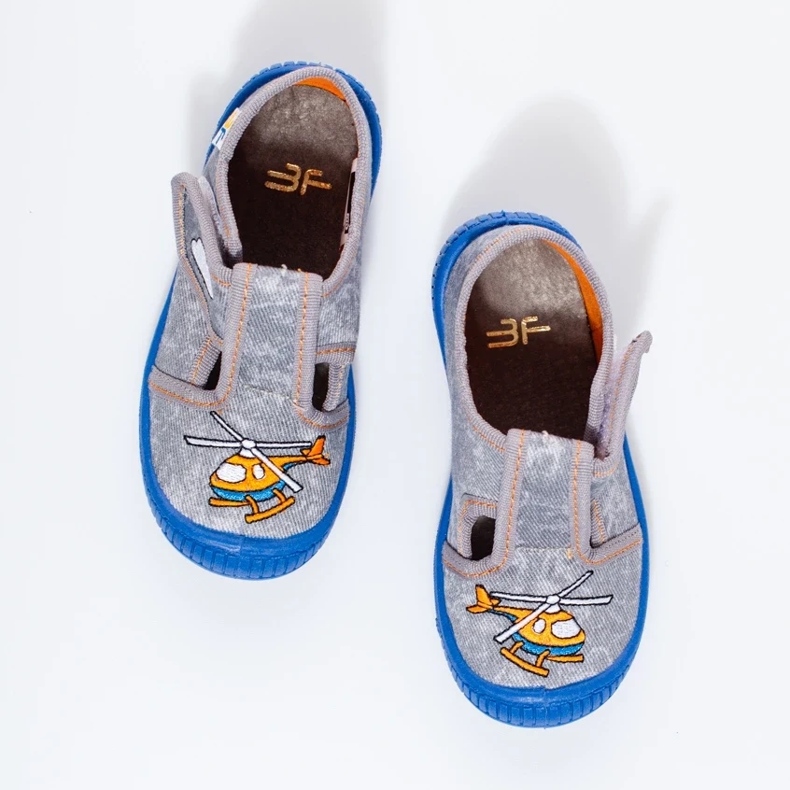 Papuci de elicopter gri de la Shelovet 1