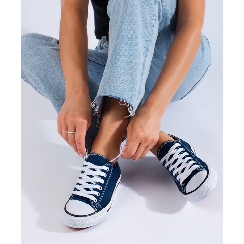 Tenisi clasici bleumarin albastru 2