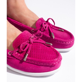 Goodin Mocasini de dama fucsia roz 2 Goodin Mocasini de dama fucsia roz 2