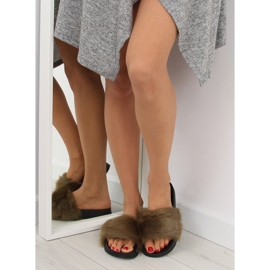 Papuci de blana verde S36 verde 1