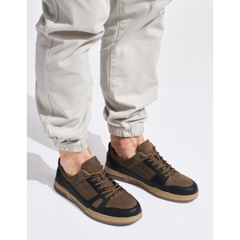 Pantofi sport barbati negri si maro 1