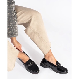 Mocasini de dama eleganti negri negru 2