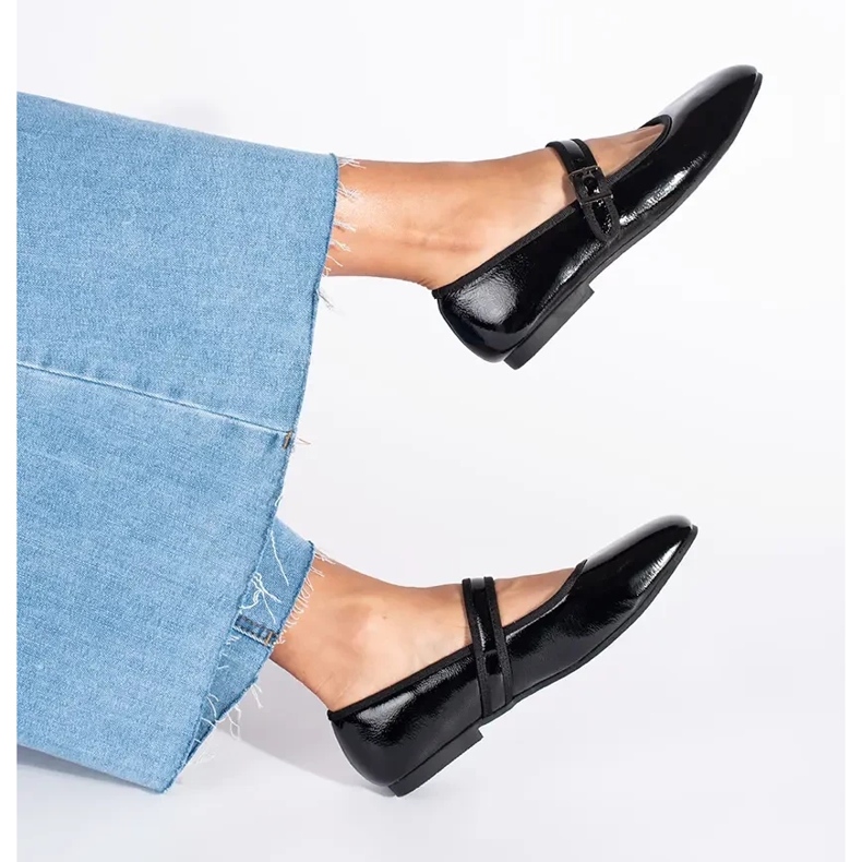 Balerini de dama negri lacuiti negru 1