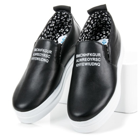 Mckeylor Tenisi slip-on pe platformă negru 2