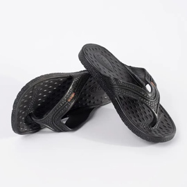 Flip -Flip -Flops pentru bărbați negri negru 1