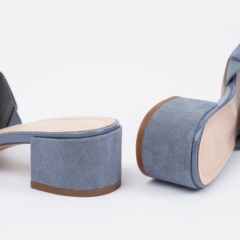 Blue High Heels Sergio Leone albastru 1