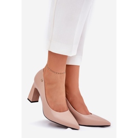 Vinceza Pompe elegante pe Vincez 62221 Barb bej 1