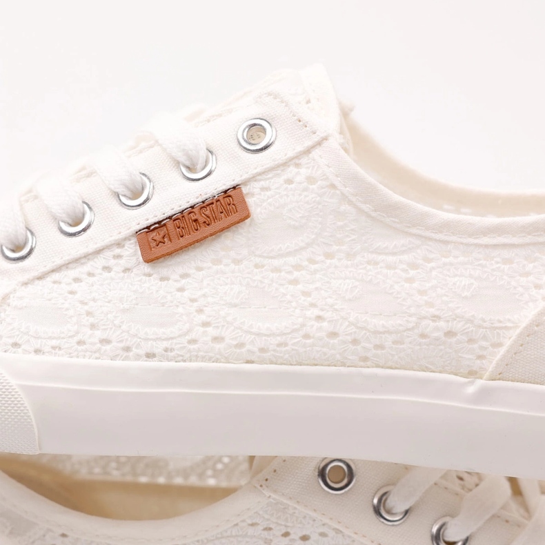 Adidași pentru femei Big Star cu model W274925 Alb 2
